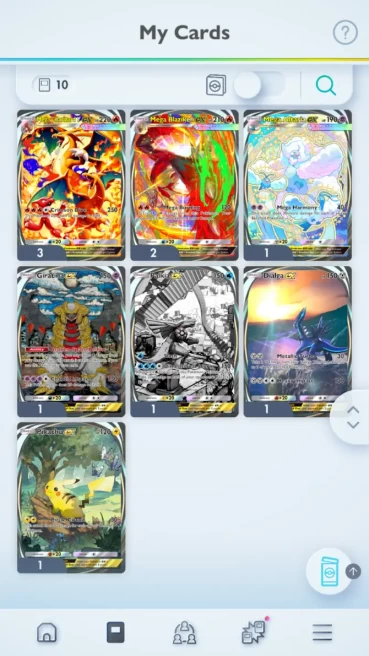 TCG1 - LVL 40 - 5000+ CARD - 2 GOLD POKEBALL - 4 SHINY 2 STARs - 19 SHINY 1 STAR - 10 3 STARs - 11 2 STARs - 92 1 STARs - 5 META MEGA DECK