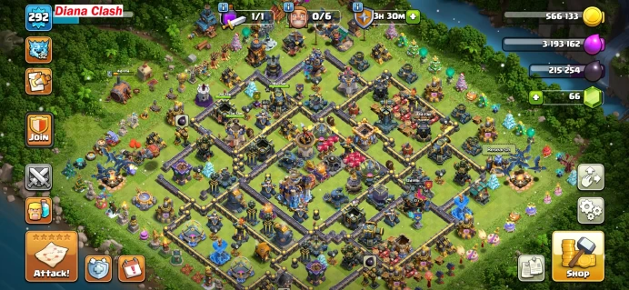 15% Christmas Discount-(TH18-XP292- 3 Max Heroes -113 Max Walls- (4 Max Epic Equipment Free Name Change -Lifetime Warranty- With TH10 Gift