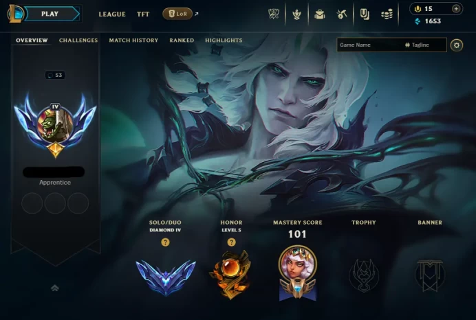 EUW // HANDMADE // DIAMOND 4 // 10-20K BLUE ESSENCE // 56 WINRATE // 20-100 CHAMPS // 0-8 SKINS // FULL ACCESS // MAIL CHANGEABLE