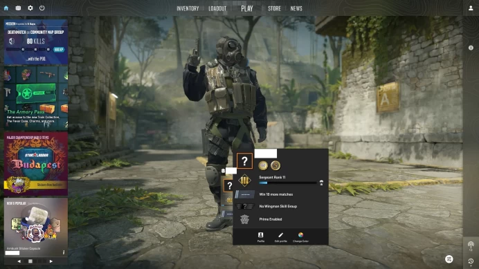 [ID:155398][PRIME][PREMIER MODE AVAILABLE][VERY RARE] UN (UNRANKED || 0 MM || 14 HOURS || MEDALS)