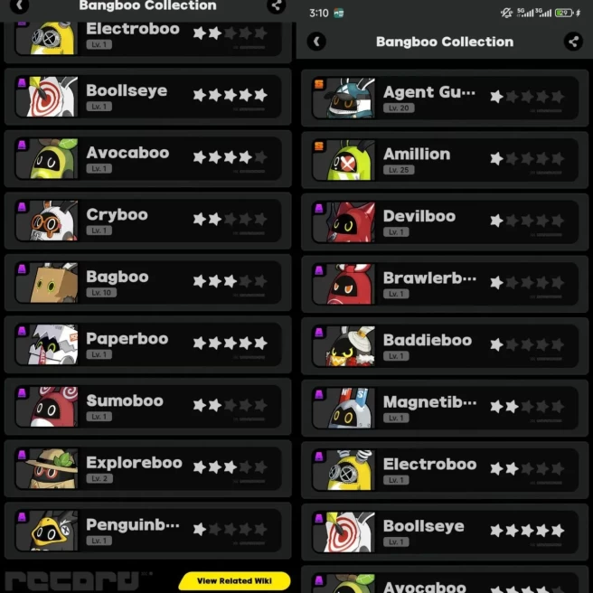 All Platform - EU - Level 43- 20 Characters 8 5'Star 2 Engine 5'Star- 15 Bang Boo 2 5'Star - Miyabi - Lucia - Yanagi - Rina - Harumasa - Code876