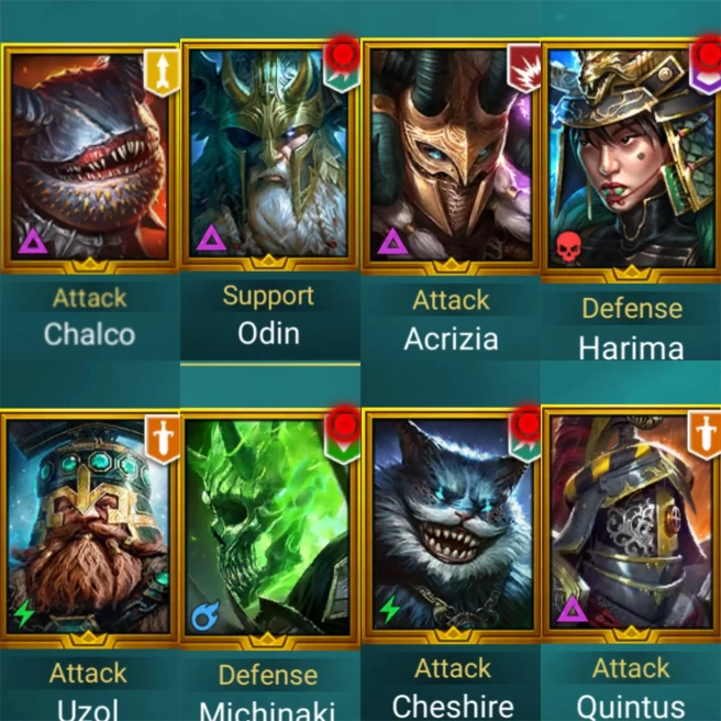 Embrys+62 Legendary!Acrizia,Odin,Chalco,Cat,Harima,Quintus,Ankora,Michinaki,Uzol!11M Power!NO BAN,NO LIK,CHANGEABLE MAIL!