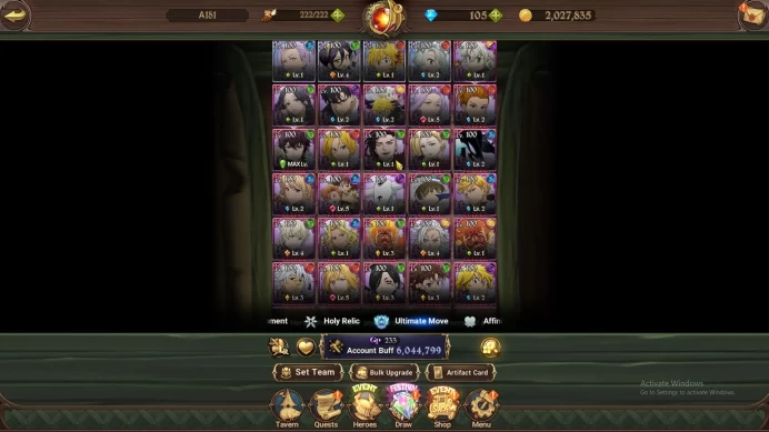 Asia|6M CC| 4 LR + 10 UR + Many Collab|Belialuin4/6,Elizabeth2/6,Ludociel,Meliodas,KDiane5/6,Escanor3/6,Etc|Code Only| (SDS2897)