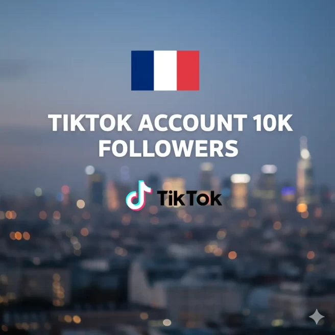 FR France| Account | TikTok Account 10k Real Followers 11.1k Likes Full access +Live Access