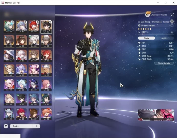 ASIA|TL 66| 9 Limited|Anaxa E1,3B+Sign,The Dahlia,Sunday,Dante,Lingsha,Feixiao,Etc|MC Male|Amphoreus|TakeMail|Check SS(HSR4985)