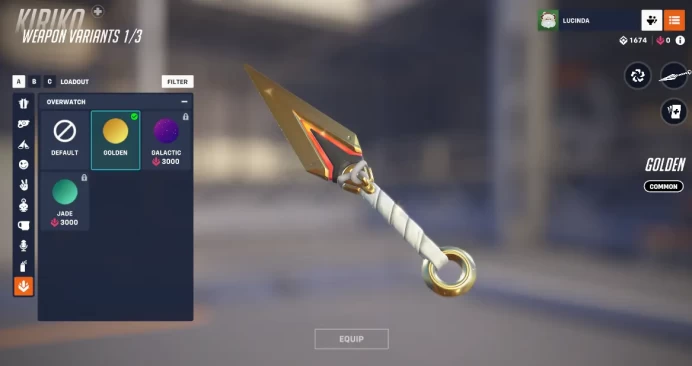WIDOIWMAKER / NOIRE / 3 Golden Weapons / Overwatch 2 / Full Mail Access / see the picture / Please Read Description / LeeKa