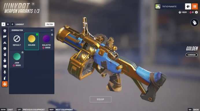 1 Golden Weapons / Overwatch 2 / Full Mail Access / see the picture / Please Read Description / Micha
