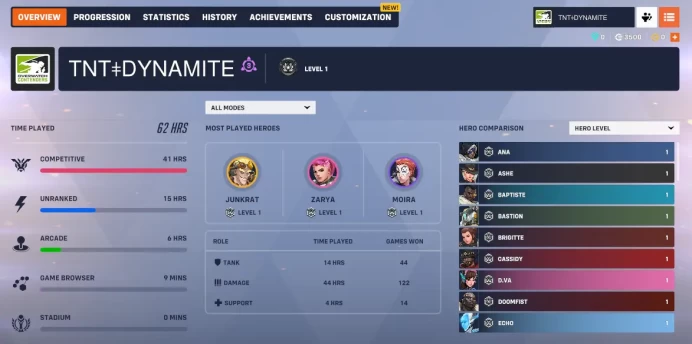 1 Golden Weapons / Overwatch 2 / Full Mail Access / see the picture / Please Read Description / Micha