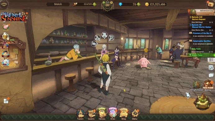 Global|3,8M CC|1 LR+5 UR+Collab(Konosuba,Eminence)|Elizabeth,Thor2/6,ODK,KDiane,Mael,Arthur|Code Only|(SDS2918)