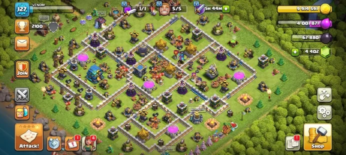 Th 12 defence 100% max  98% max Th 12  (3 skin hero) (4400gem)