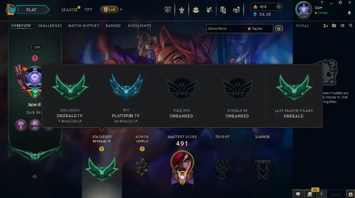 EUW / EMERALD 4 %15WR / 149 Champ / 103 Good Skins(3 Ultimate, 2 Mythic, 13 Legendary, 46 Epic) /36.6K BE / S9 ACC / HANDMADE /FULL ACCES /CHEAP