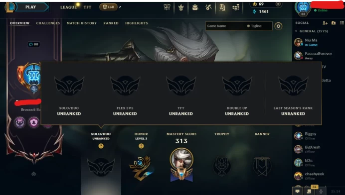 【EUW】Level 88    143  Champ/ 74 Skins   Full Access   High Quality Account  Instant Delivery️