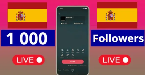 SPAIN | 1 000 Followers | Live Ready | AUTO-DELIVERY