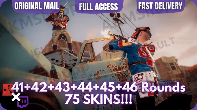 RUST Steam Account ◈ 75 RUST SKINS ◈ 41+42+43+44+45+46 Twitch Drops ◈ Full access ◈ Original Data ◈ Instant Delivery 24/7