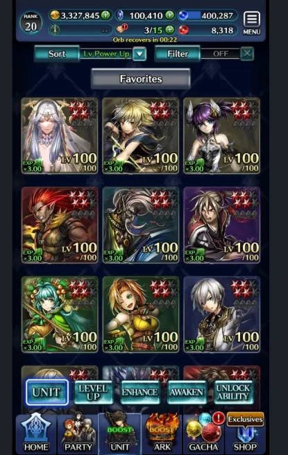 Global|Rank 20| 100k Crystal + Collab Re:Zero + Other Units|Many Resource|Code Only|Check SS(LC801)