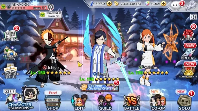 [GLOBAL]50K Orb|Rukia 10th Anniv,BTW Christmas(Noel Osushi,Ninny Osushi),Byakuya Renewed,Crescent(Ulquiorra,Ichigo),Etc| BBS2083