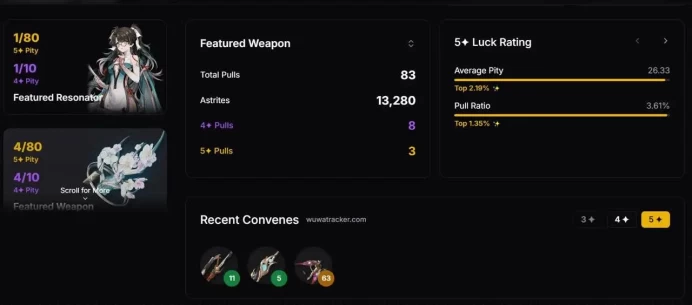 SUPER ACCOUNT - EU - Union 80 - +30 5Stars (Characters&Weapons)- MORE CONS R6 - SUPER BUILD - +20 Astrite - More Petties - [ALL INFO in Descrip