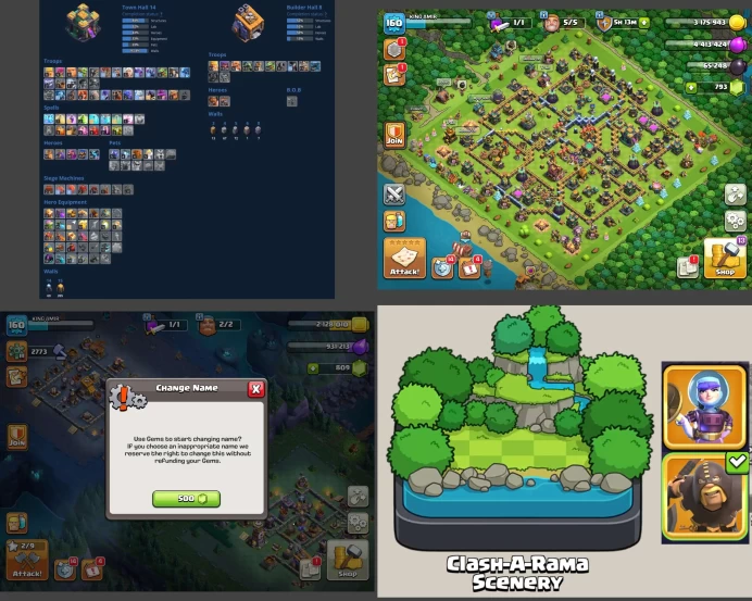 ■TH:14 (+55%) ■Heroes: K57 Q63 P46 W25 C35 ■Skins:3 ■BH:8 ■Full Access ■Instant Delivery ■A7156