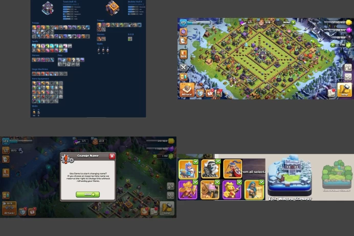■TH:15 (+50%) ■Heroes: K61 Q74 P51 W57 C30 ■Skins:9 ■BH:9 ■Full Access ■Instant Delivery ■A7162