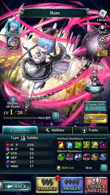 GLOBAL| 25k Crystal| Full Collab Re:Zero 5/5 (Yule Illumination Emilia, Rem, & Ram) + 2 LR ARK |Code Only| Check SS (LC805)