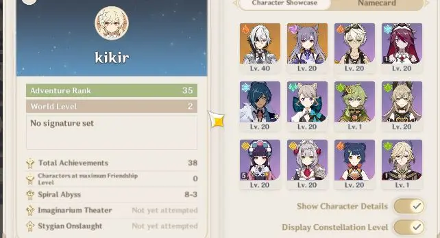 ASIA | AR 35 | Starter | 1 Limited | Arlecchino +12(4* Character) | Low Explore | MC Female |Take mail|CheckSS(GI4330)