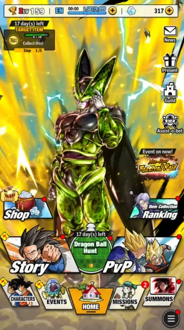 136M Total Power|LV159|5 UL+ 17 LL|SS Rose Goku, SS4 Gogeta, Cell, SS Goku, and etc|Android|Check SS(DBL863)