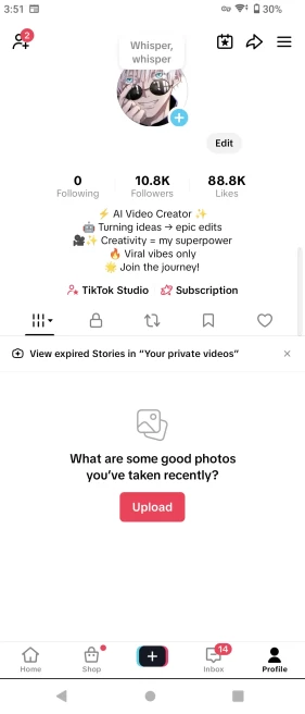 [Discounted] Monetized Creator Rewards Program Account | 10K Authentic Followers & 88K Likes | Verified Screenshots + Instant Delivery