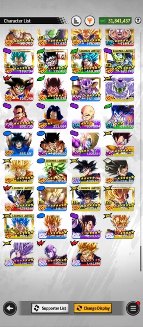 D840-IOS+Android-7 UL(Goku Uis+Hit+Beast Gohan+Super Vegito+Super Gogeta)+Good Equipment+God Goku Zenkai+Good Team