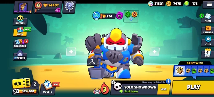 [Code 8617] Level 162 / 54k Trophy + 219 Skins / Very Cheap