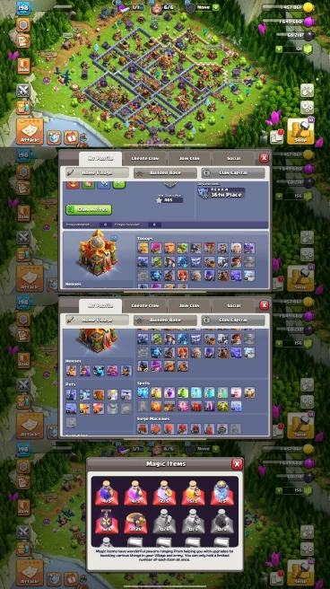 R107- TH16 Near Max | XP 198 | BK74 AQ86 MP45 GW57 RC27 | 8 Heroes Skins & 7 Epic Equipment | 100% Secure SCID | iOS & Android
