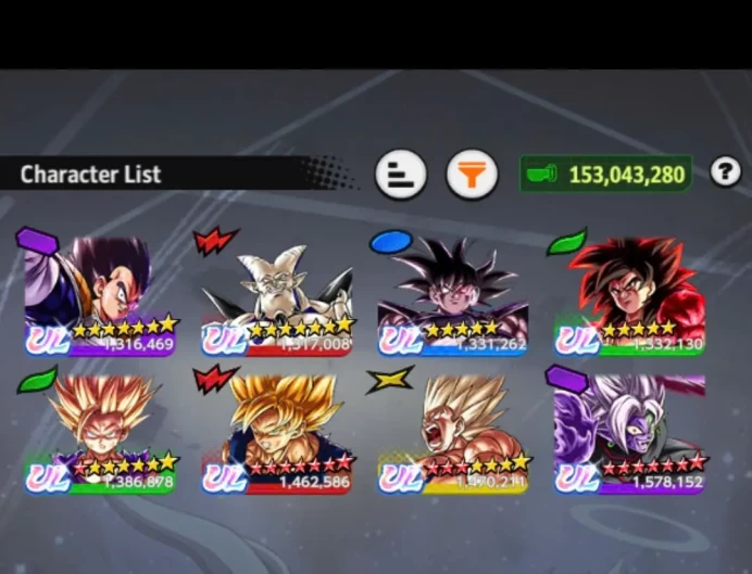 D854-IOS+Android-Meta Account-8 UL(SS4 Goku+Zamasu Full Red Star+SS Goku+Turles)+37 Legend+Vip Equi+Good Team Future+SS2 Gohan+Vegito+Broly+Rose