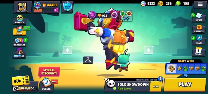 [Code 8620] Level 155 / 44k Trophy + 205 Skins / Very Cheap