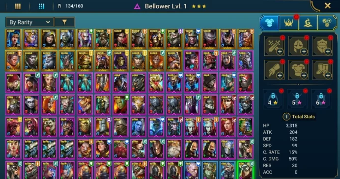 Starter acc with Thor : 88k energy / 55 mln coins / Opardin, Bloodgorged, Varsulf, Arix, Ninja + 18 Login Legendaries / Ursala