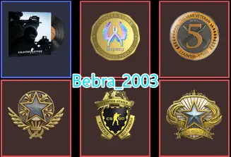 CS2 Prime 581 hours+5Medals(2018-2021 Service Medal/5Y/Loyalty Badge/Global Offensive Badge)