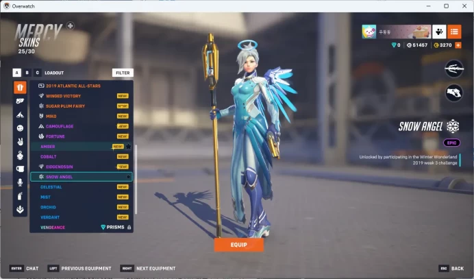 GENJI/CYBER DEMON/2020 PACIFIC ALL-STARS/2019 ATLANTIC ALL-STARS/15 Golden Weapons/Full Mail Access/see the picture/Please Read Description/escx