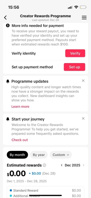 Monetized Account/ 39K Real Followers+860K Real Likes/ Creator Rewards Program Activated/ Live Stream/ Full Access