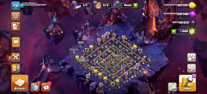 [Code 8657] Th14 XP 170 + BS 31k Trophy / Wall Max + Cosmic Scenery / Very Cheap