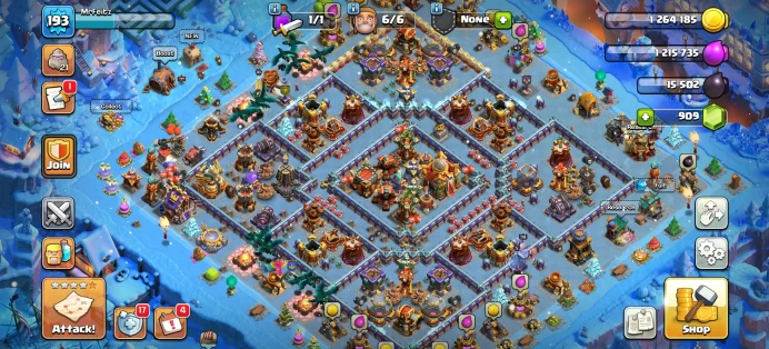 [Code 8658] Th16 XP 193 / Good Defense + Scenery / Skins Legendary/ Very Cheap