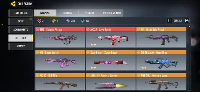 ◉ 2 Mythic gun * 7Legendary Guns * Level 400*UID 7303121245843685377 *Activision Save * 288 Epic Guns* 129 Epic Characters * check pics