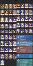 All Platform - EU - AR56 - 45 Characters 14 5'Star - 6 Weapon 5'Star - Arlecchino - Kinich - Kazuha - Neuvillette - Yelan - Code896