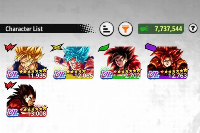 D860-IOS+Android-5 UL(SS4 Goku+SS4 Vegeta+SS4 Gogeta+Kaioken)+14 Legends+Equipment+Team GT+SS4 Goku Zenkai+SS4 Goku and Vegeta