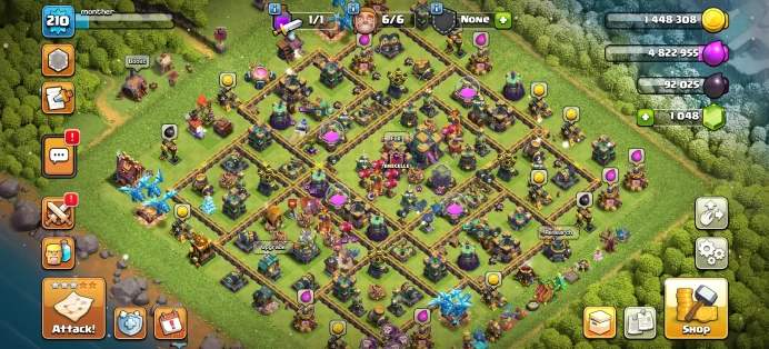 [Code 8661] Th14 XP 210 / Defence max + Wall Max / Very Cheap