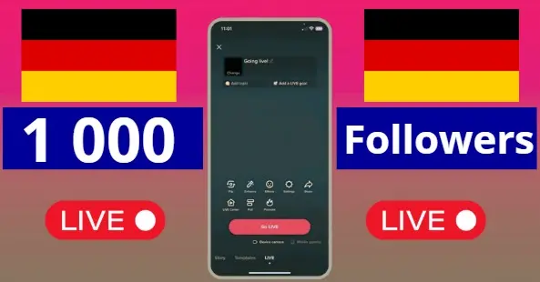 GERMANY | 1 000 Followers | Live Ready | AUTO-DELIVERY
