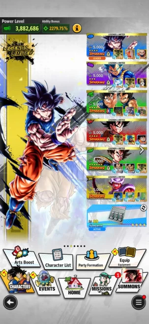 D856-IOS+Android-Meta Account-7 UL(SS4 Goku+Frieza+SS Goku+Majin)+612 Million+49 Legend+Vip Equi+Good Team+SS2 Gohan+Fusion Goku&Vegeta+Super