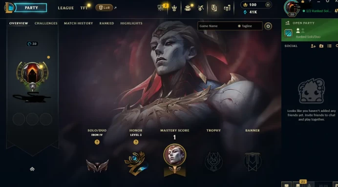 EUW - SAFE REAL SEASON15 IRON 4 0LP | 41000 BE | PLACEMENTS DONE | 5+ LOSSES | INSTANT DELIVERY | LOW MMR | UNVERIFIED EMAIL | IRON IV | #2581