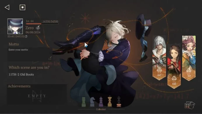 GLOBAL Lv 64|16 *6 Crew 3 Limit(Ezio,Semmelweis,Lucy,Kassandra,Flutterpage)|294k Sharpodonty|Select ON|Bluepoch|(RVS1286)