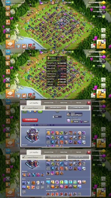 AR114- TH15 Max 95% | XP 220 | BK78 AQ81 MP54 GW61 RC40 | +6158 Gems & 2000 NC & 9 Epic Equipment | 100% Secure SCID | iOS & Android