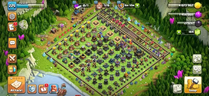 TH 17 Full Max, 13 Equipment Epic, Wall Max, Defense Max, Hero Max, Builder Hall Full Max, 10 Hero Skin, Magic item