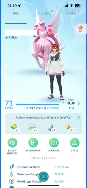 Level 71, 2 Legend IV100, 238 Shiny, 191 Legend, 138 IV 100, 11 Shiny Legend, 22 Shadow Legend