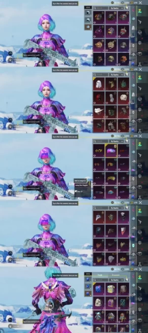 iOS Android - Level 71 - M416  Level 5 And Helmet + Car Glacier - Old Account - M24 Pharaoh - 17 Upgrade Gun - Code909